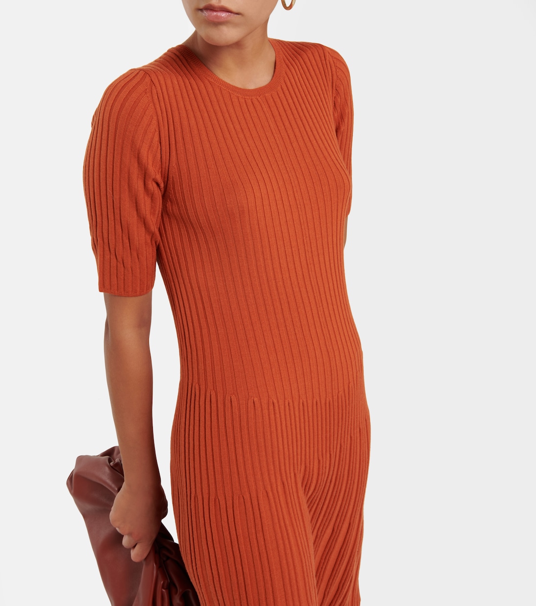 Abito midi in maglia a coste | Joseph