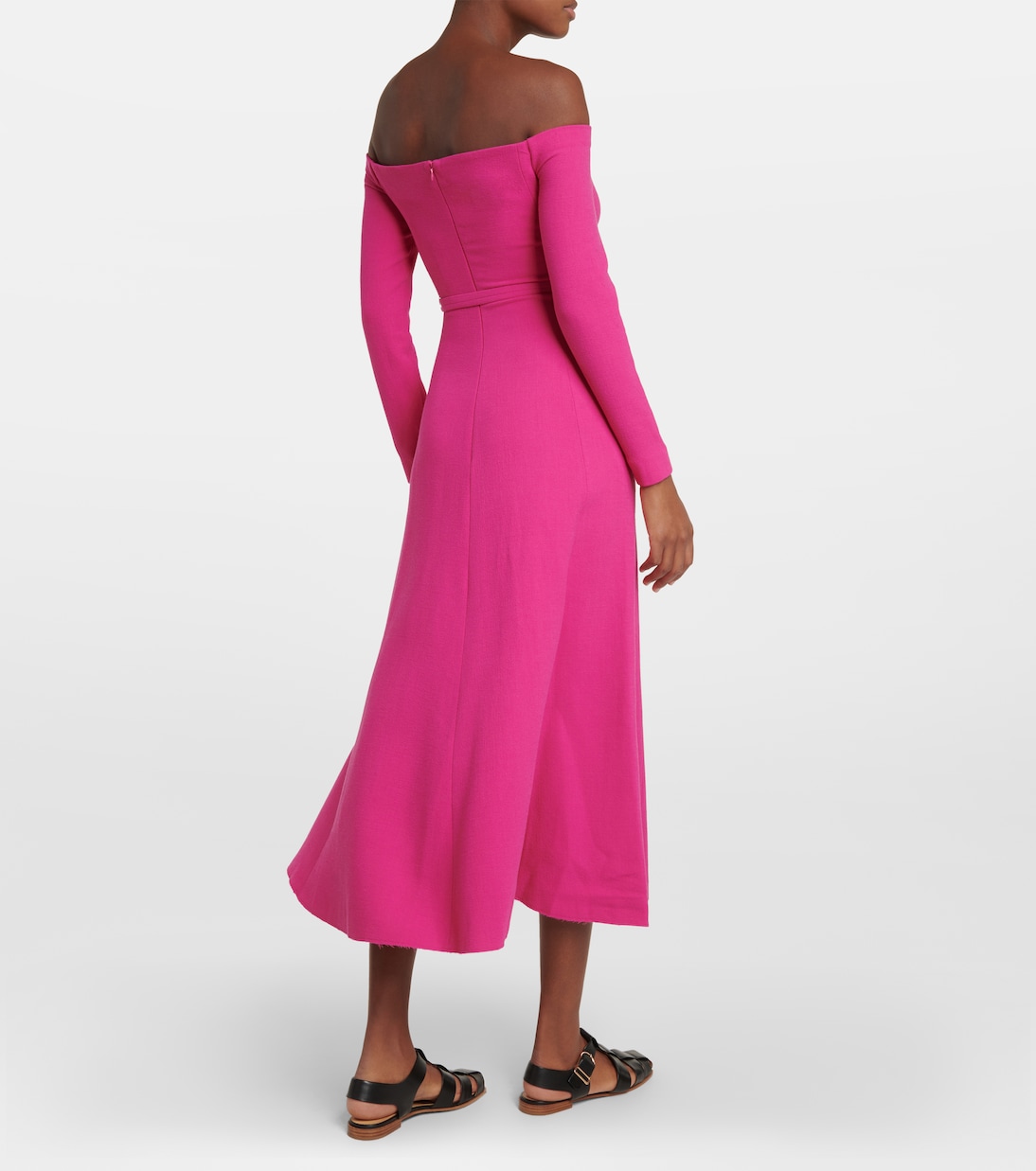 Carole off-shoulder wool gown | Gabriela Hearst