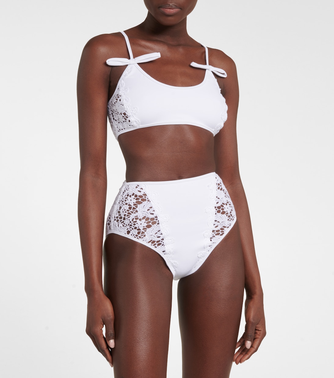 Top bikini in pizzo con stampa | Giambattista Valli
