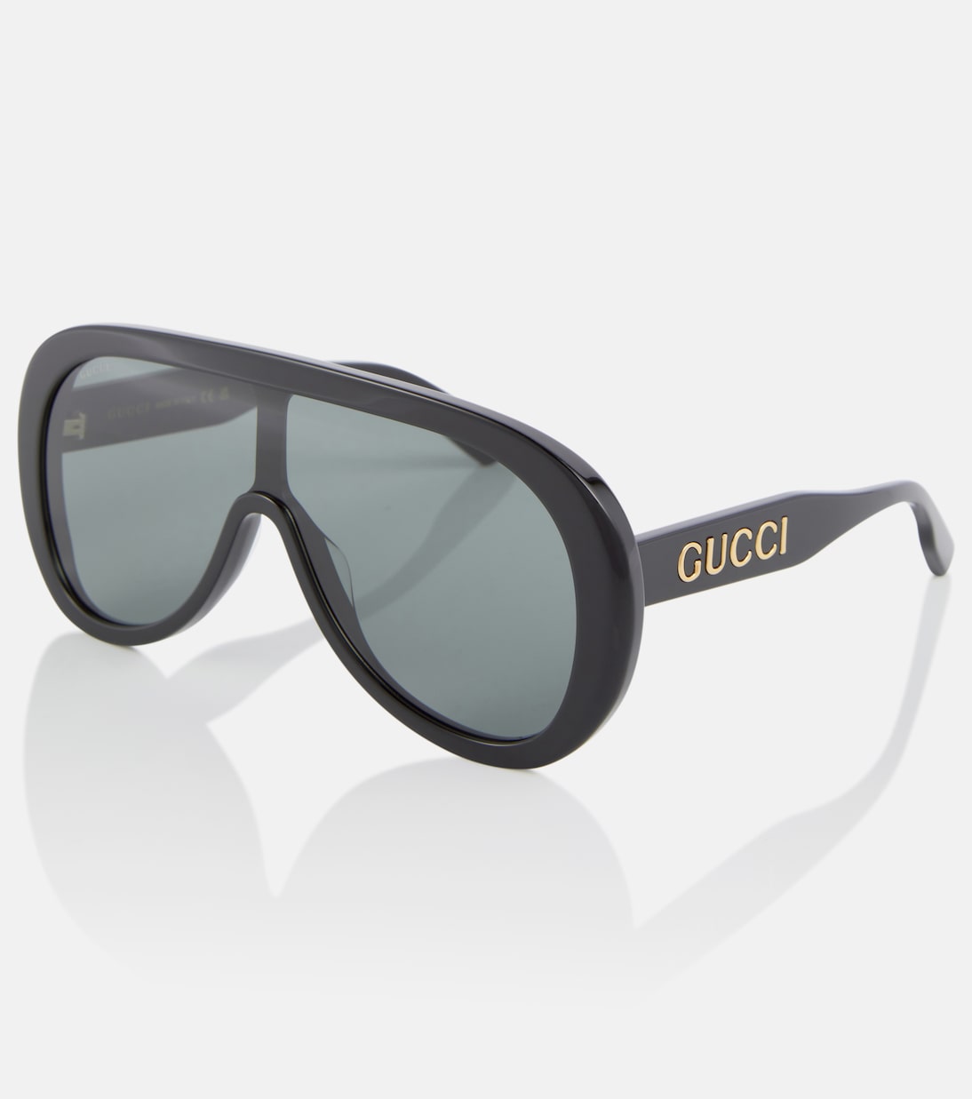 Occhiali da sole GUCCI con mascherina oversize per stile giovane e audace