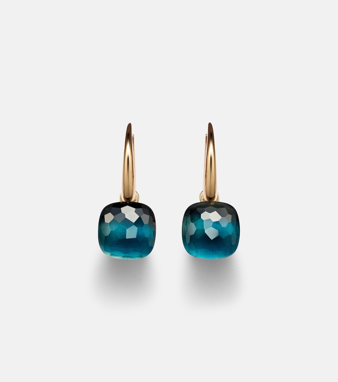 Boucles d’oreilles Nudo en or 18 ct et quartz rose | Pomellato