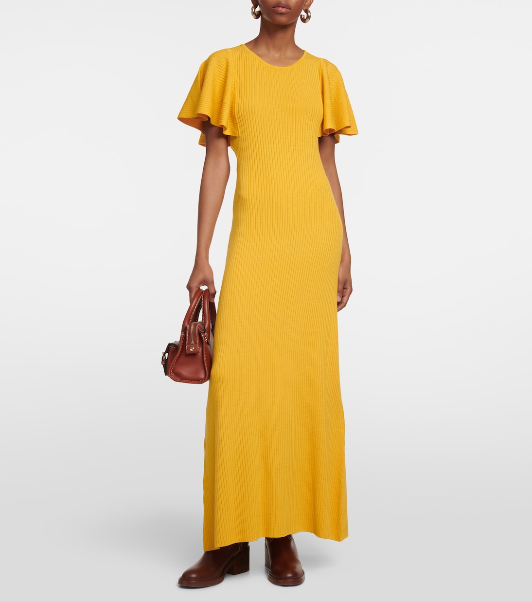 Robe midi en laine | Chloé