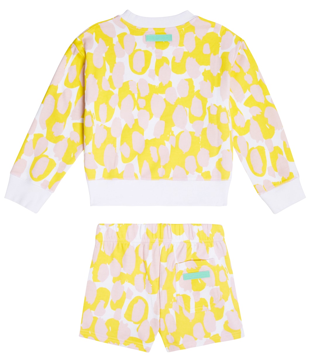 Set de sudadera y shorts de algodón | Stella McCartney Kids