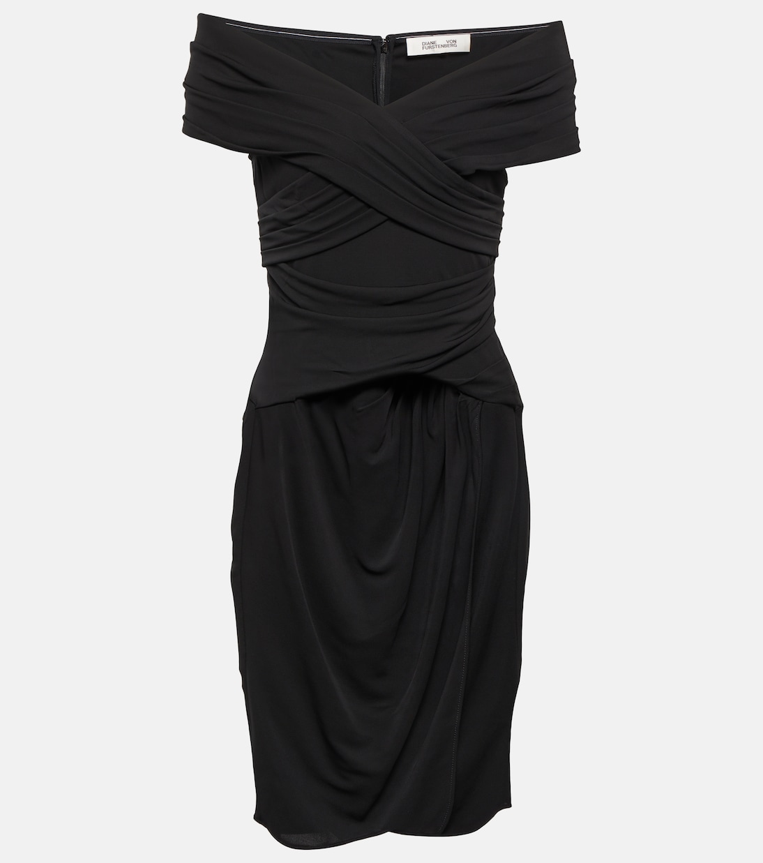 Off-shoulder jersey minidress | Diane von Furstenberg