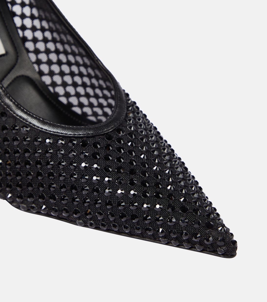 Pumps Iconic in similpelle e mesh con cristalli | Stella McCartney