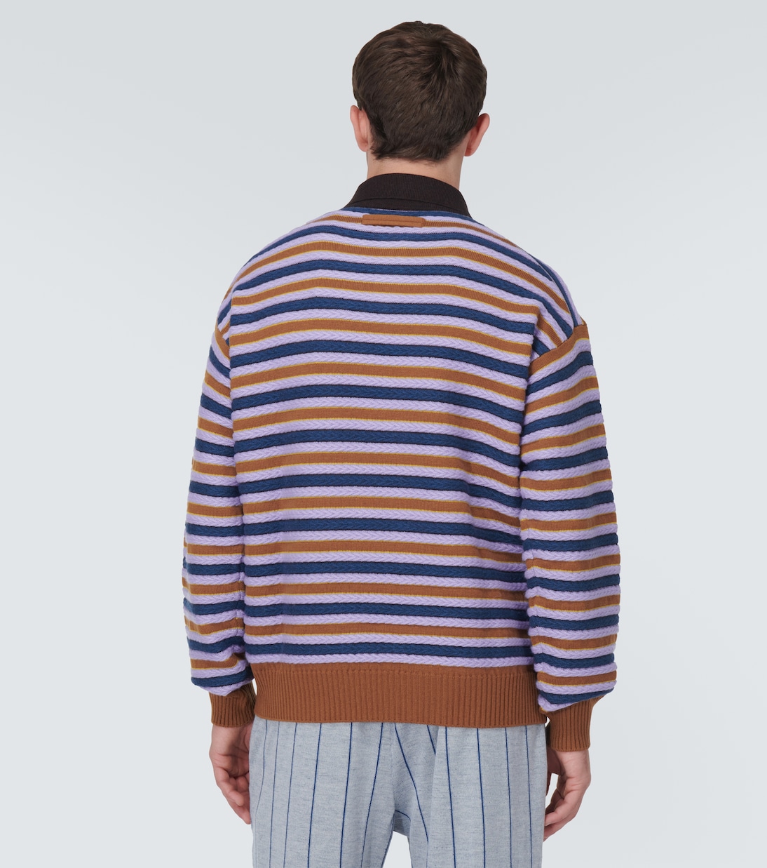 x The Elder Statesman cashmere and wool polo sweater | Zegna