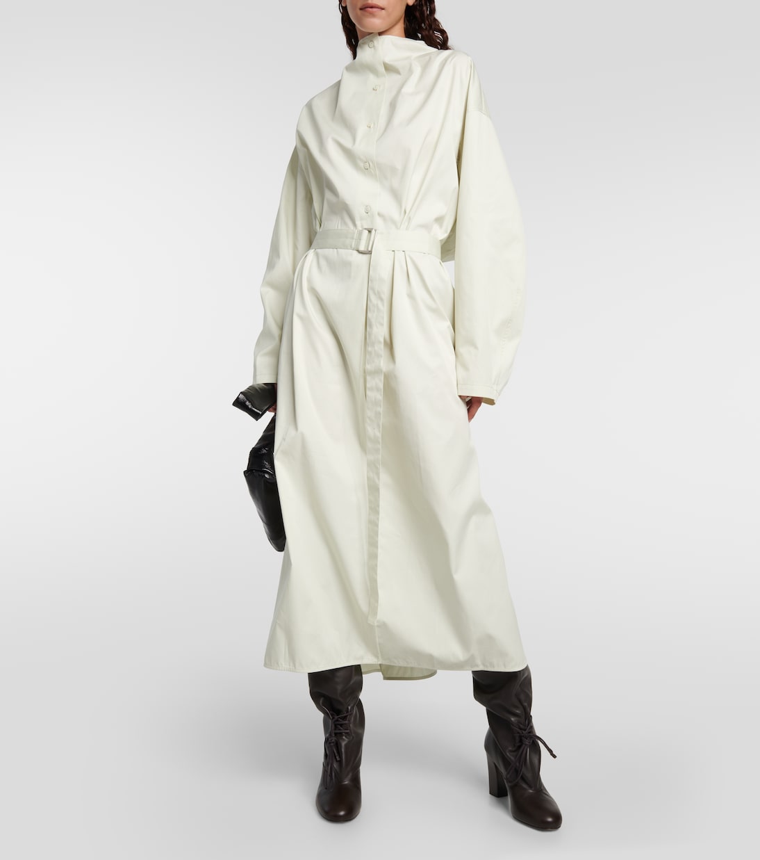 Abito lungo in twill di cotone | Lemaire