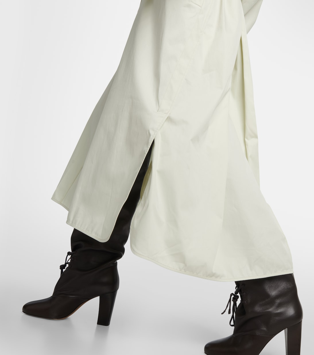 Abito lungo in twill di cotone | Lemaire