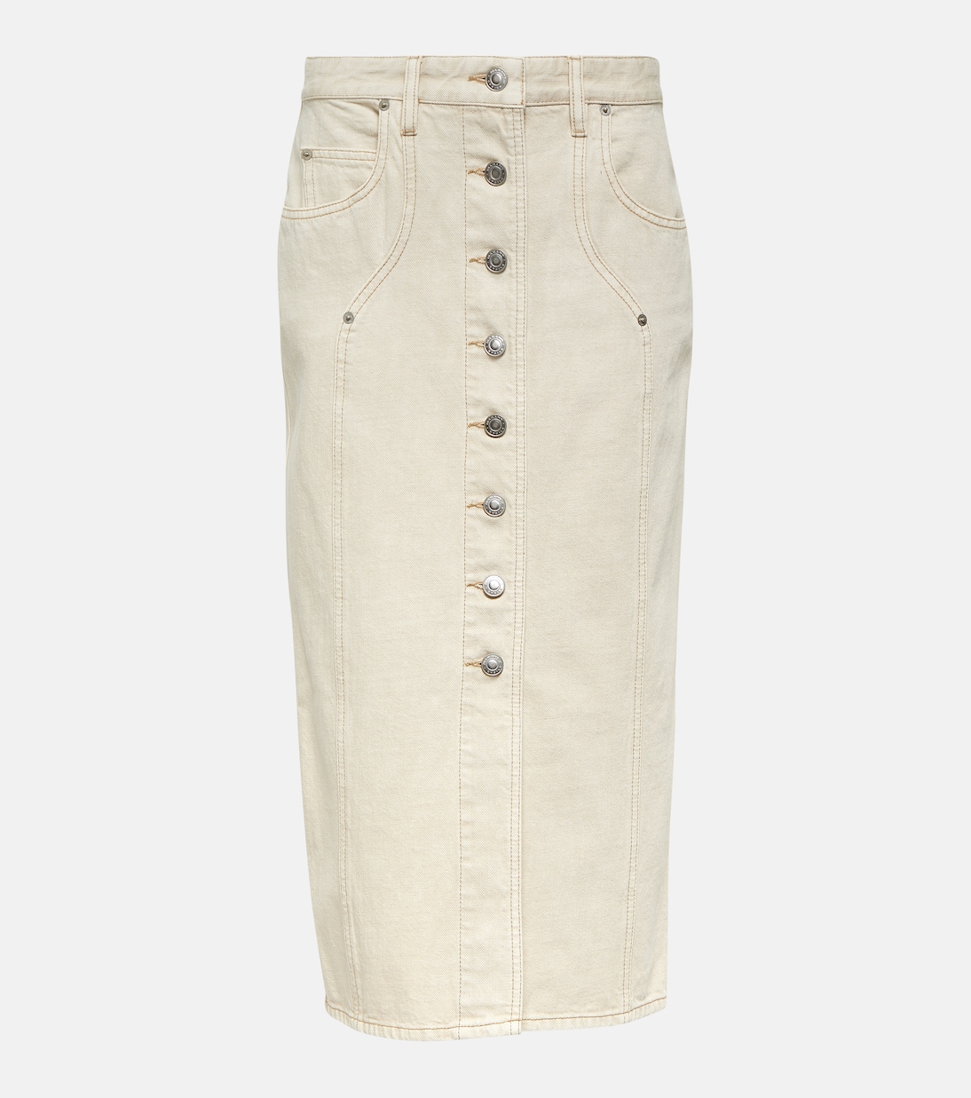 Gonna midi di jeans Vandy | Marant Etoile