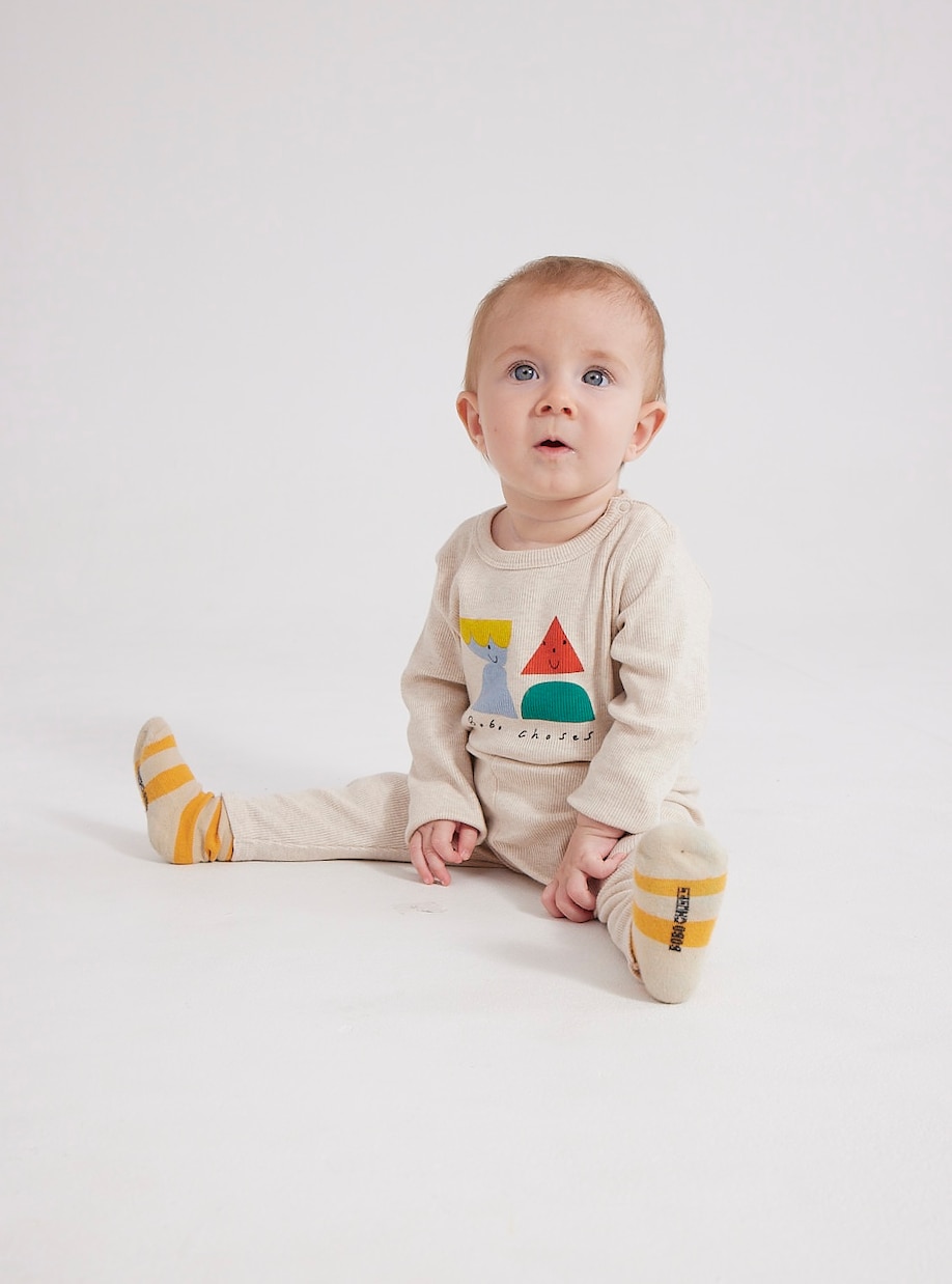 Bebé - set de body, leggings y bufandas Funny Friends | Bobo Choses