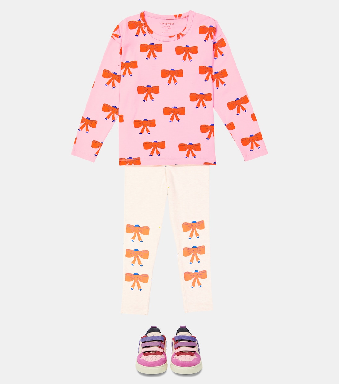 T-shirt in jersey di cotone con stampa | Tinycottons