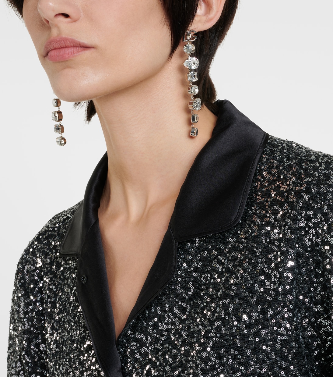 Orecchini DG con cristalli | Dolce&Gabbana