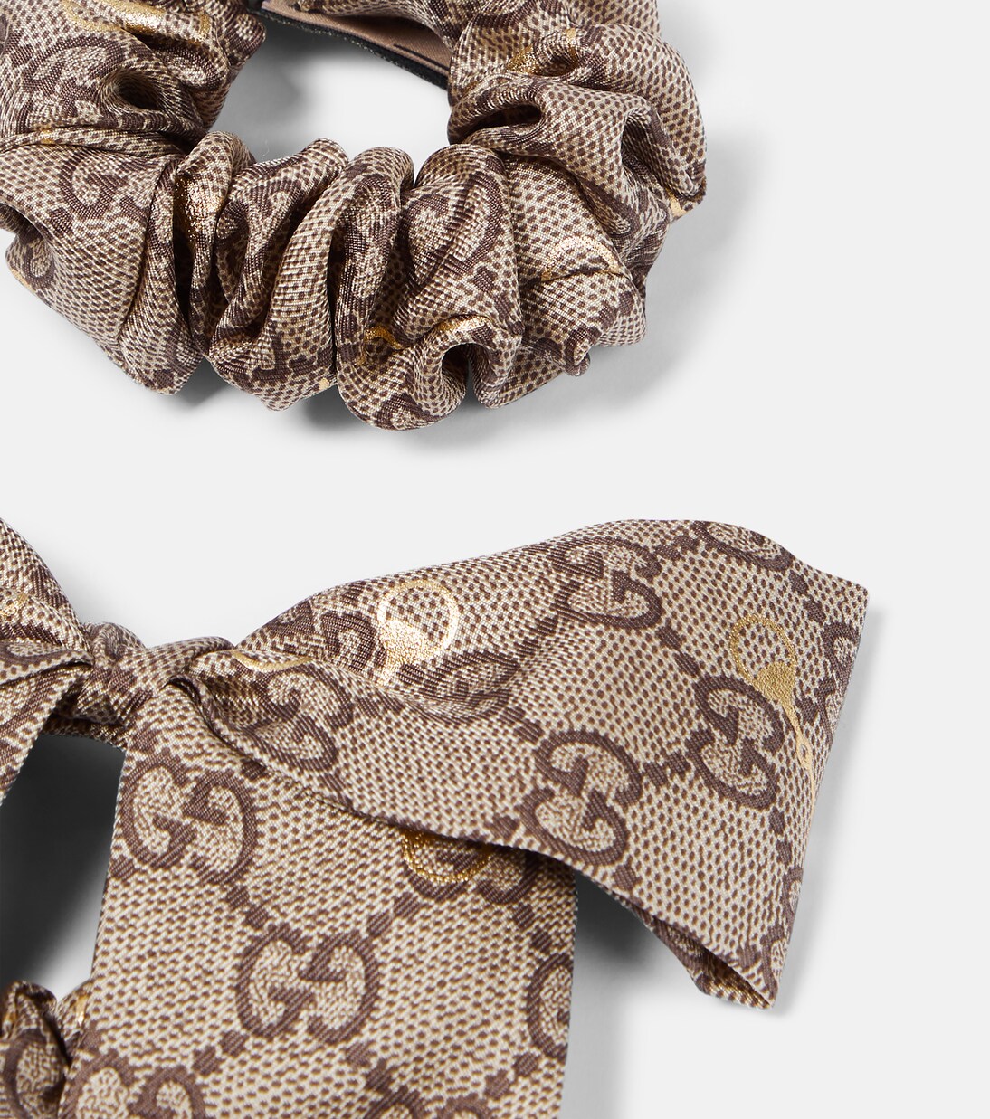 Set di 2 Fascie per Capelli in Seta GG di GUCCI, Accessorio Moda per Giovani