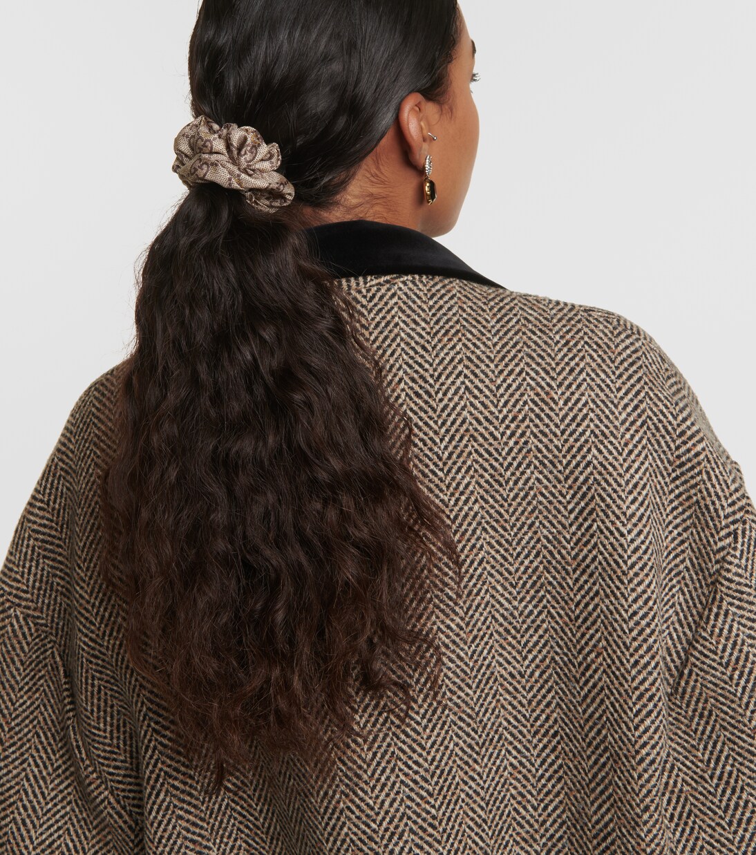 Set di 2 Fascie per Capelli in Seta GG di GUCCI, Accessorio Moda per Giovani