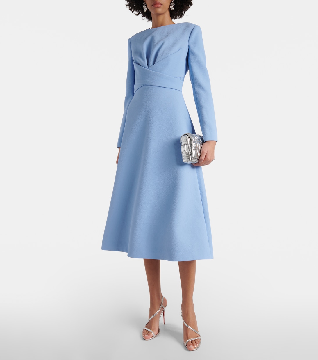 Robe midi Elta en crêpe | Emilia Wickstead
