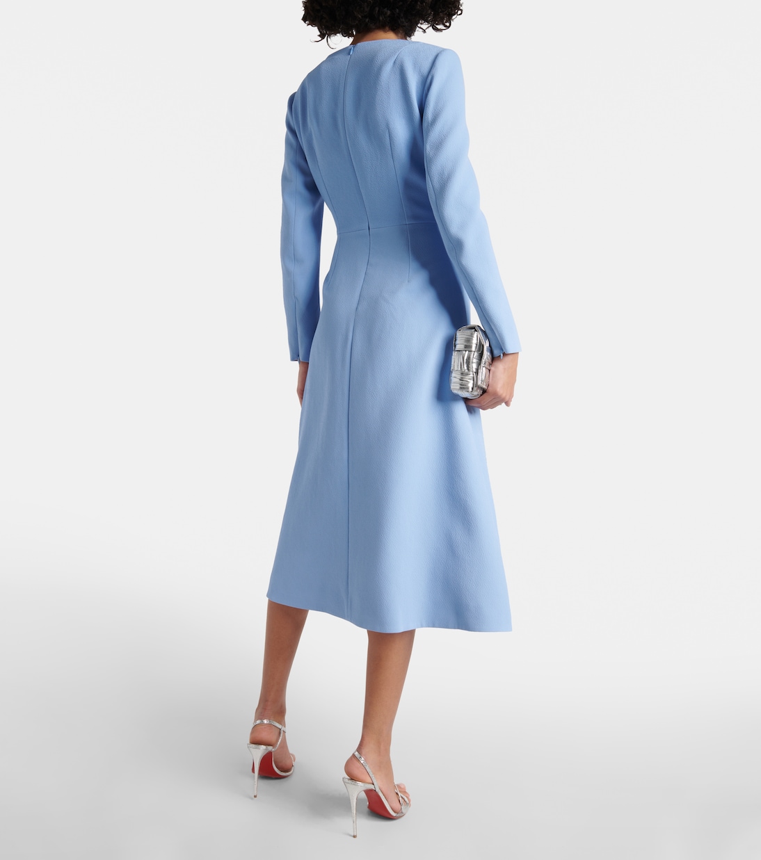 Robe midi Elta en crêpe | Emilia Wickstead