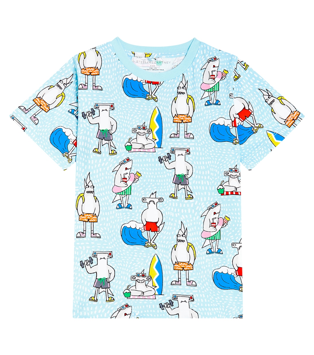 프린트 코튼 저지 티셔츠 | Stella McCartney Kids