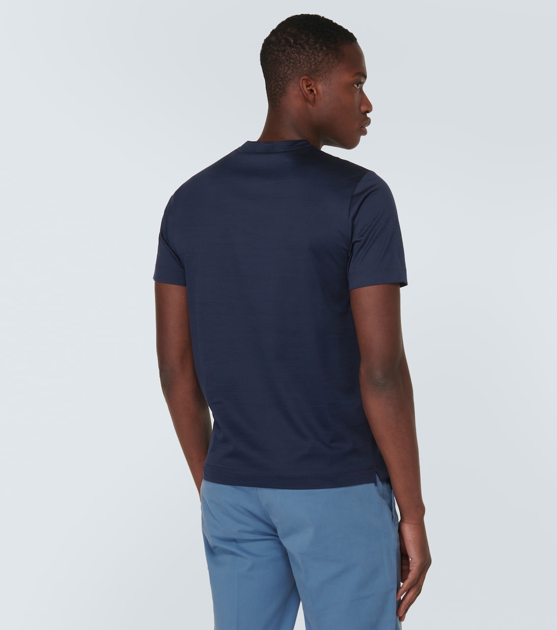 Camiseta en jersey de algodón | Canali