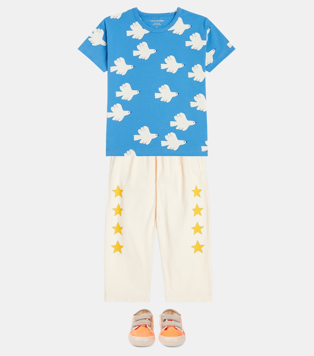 Hose Stars aus Baumwoll-Twill | Tinycottons