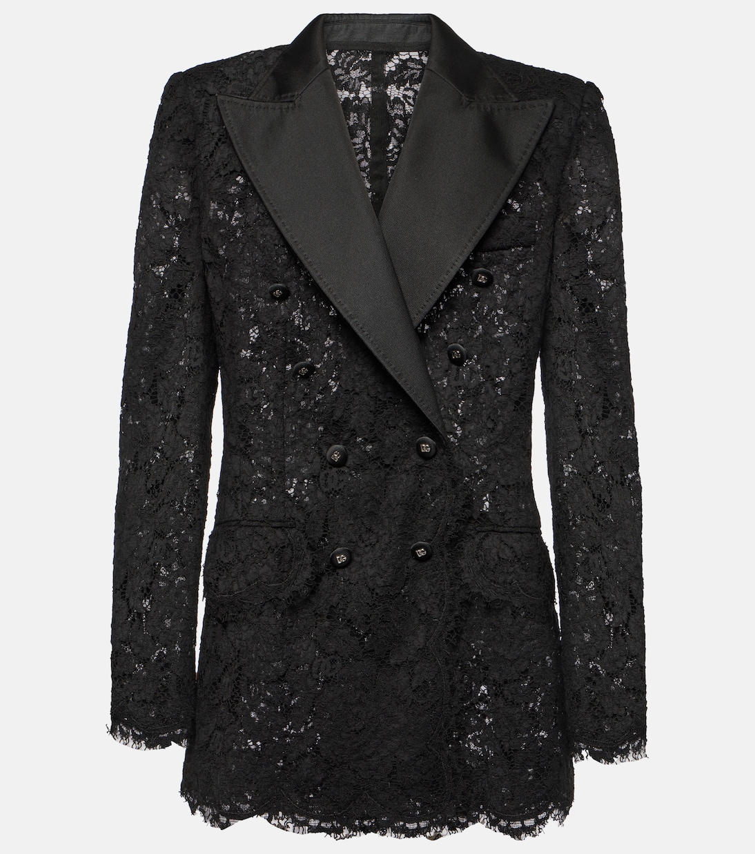 Blazer doppiopetto in pizzo | Dolce&Gabbana