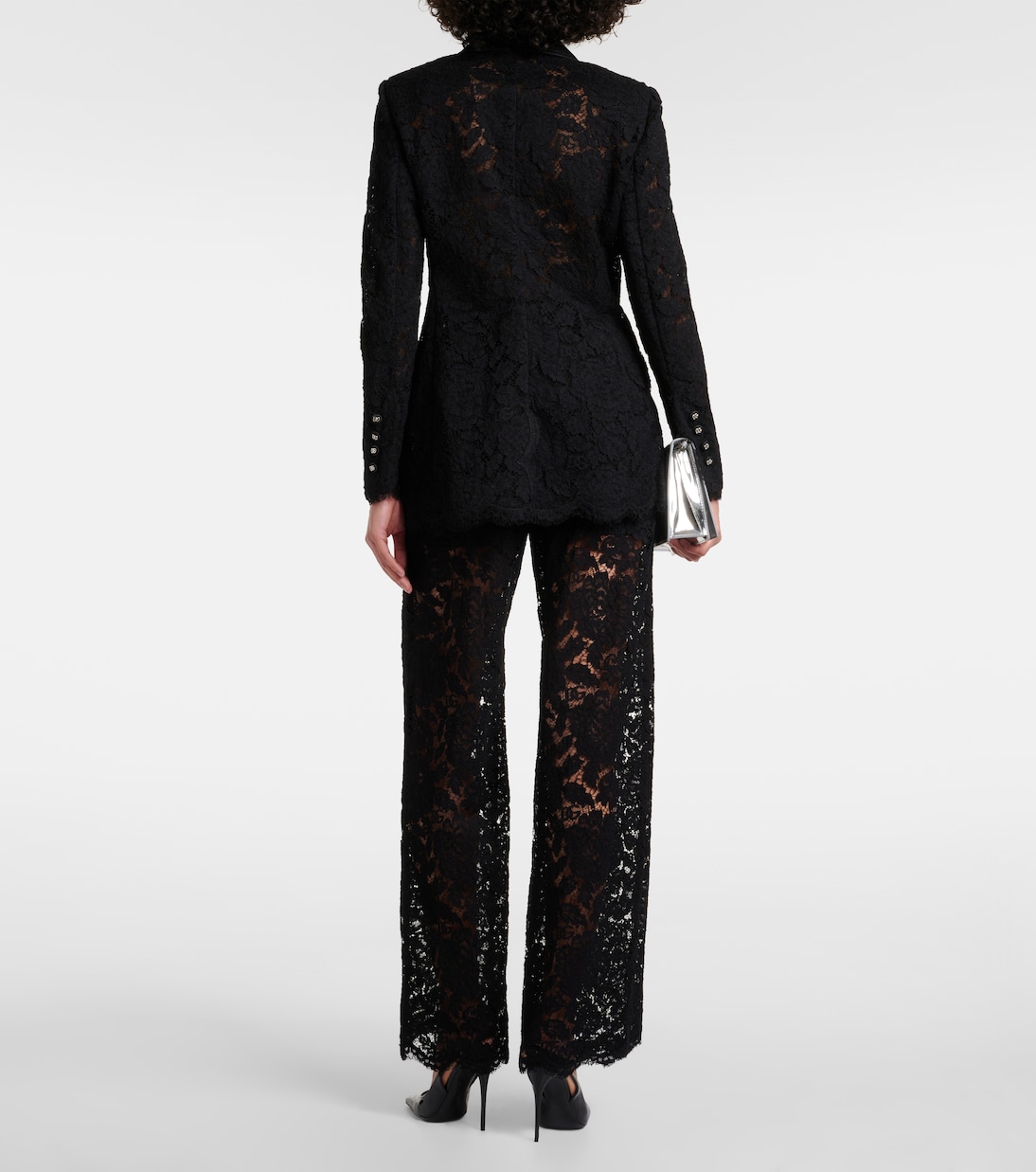 Blazer doppiopetto in pizzo | Dolce&Gabbana
