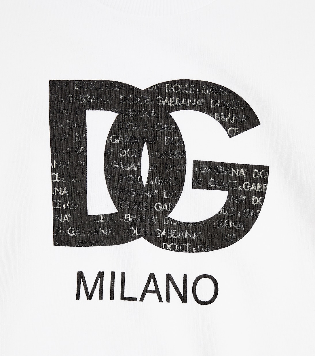 Felpa DG in cotone | Dolce&Gabbana Kids