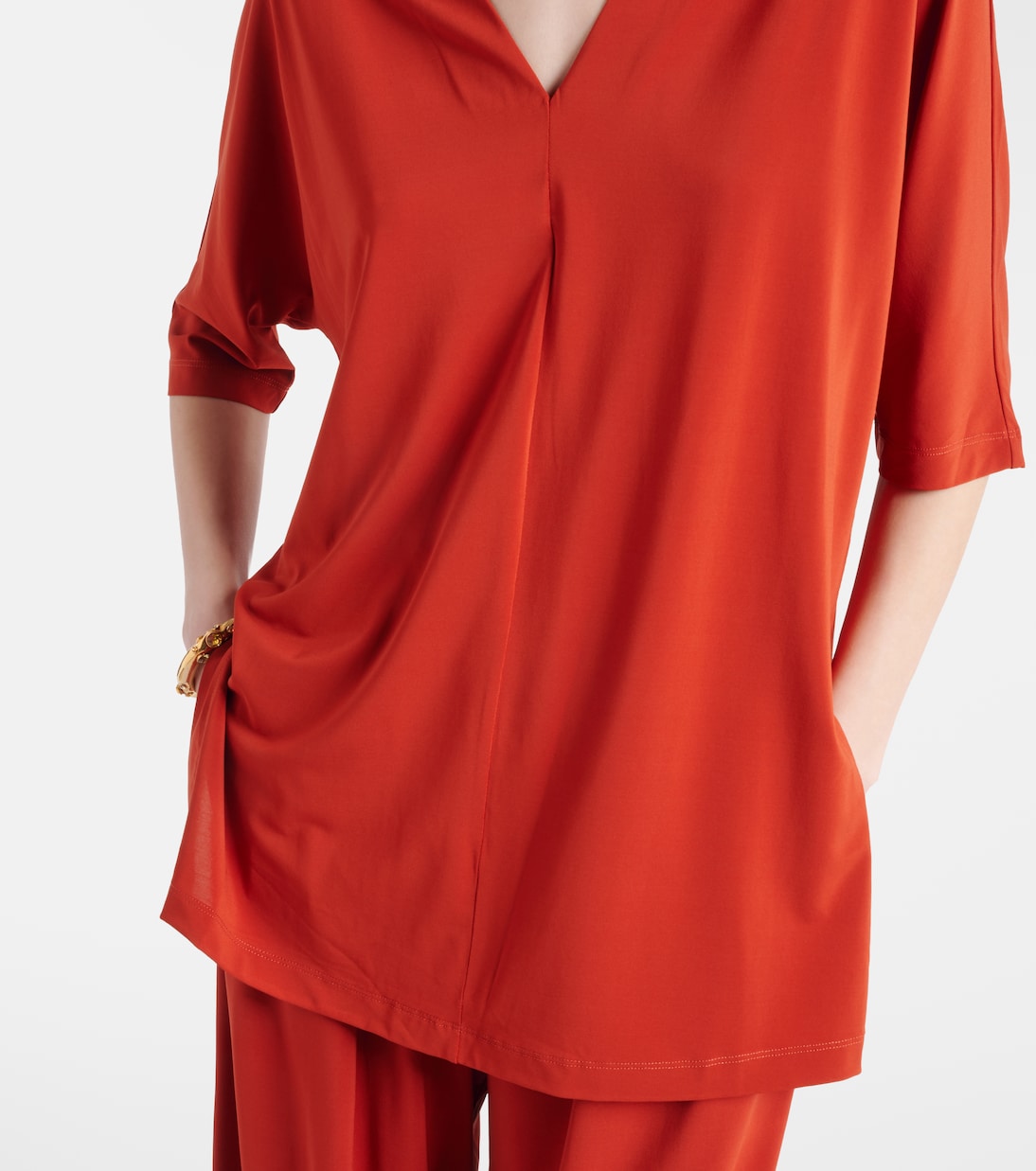 Bluse Linfa aus Jersey-Crêpe | Max Mara