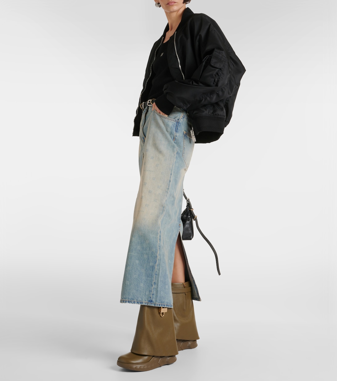 Botines Shark Lock Biker de piel | Givenchy