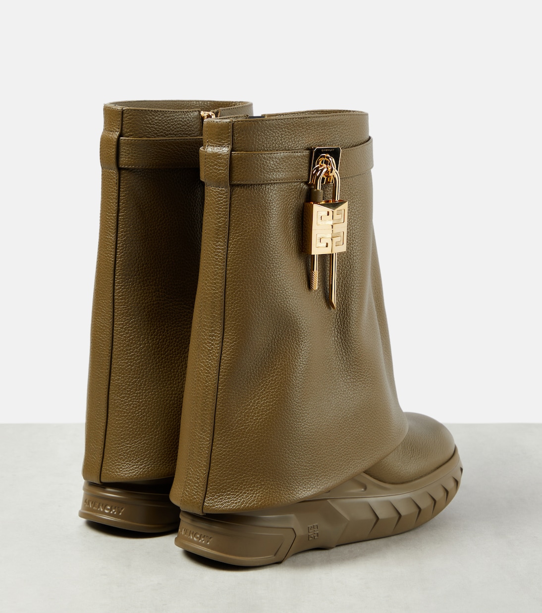 Botines Shark Lock Biker de piel | Givenchy