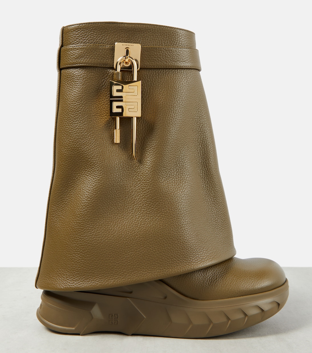 Botines Shark Lock Biker de piel | Givenchy