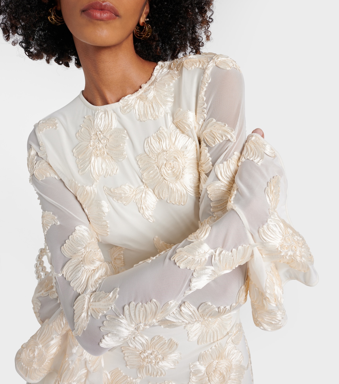 Bridal - Miniabito Rosita in mesh | Rotate