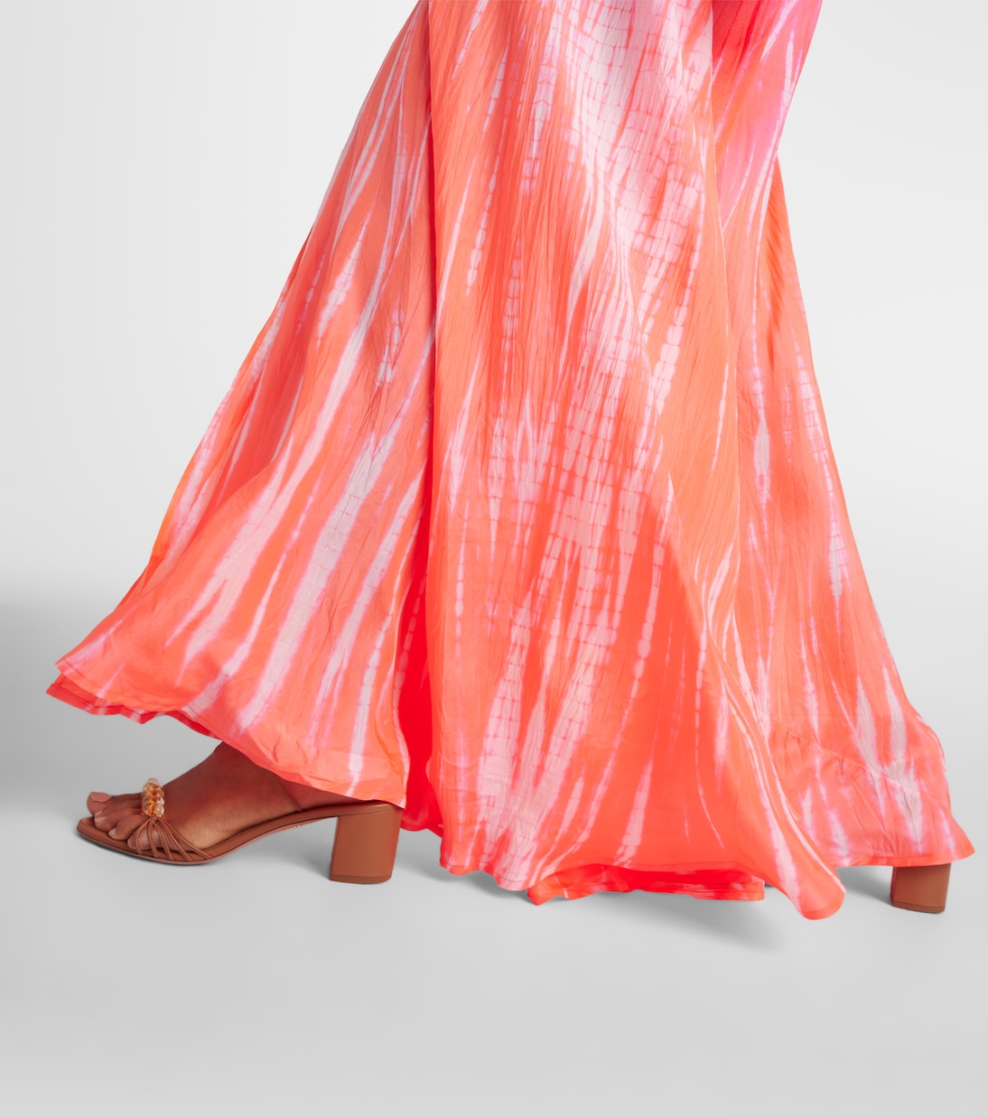 Printed silk wrap dress | Anna Kosturova