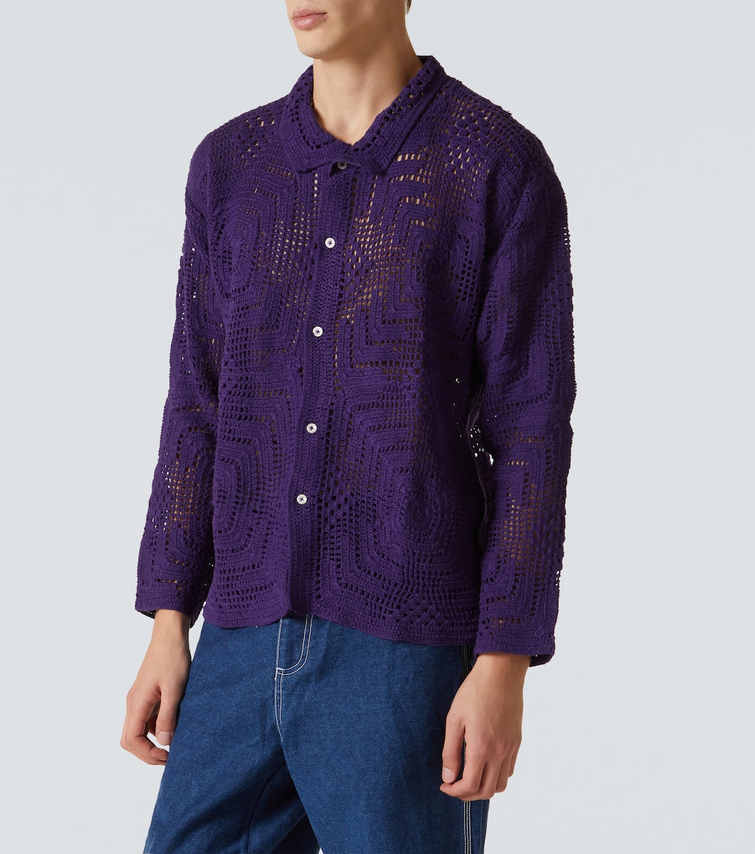 Camicia in crochet di cotone | Bode
