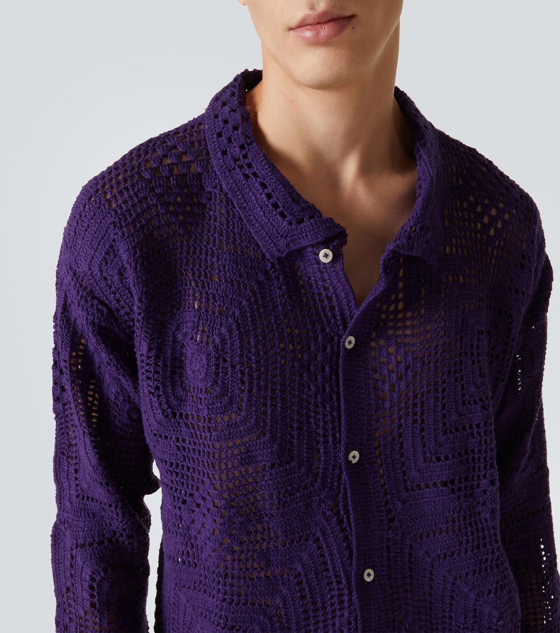 Camicia in crochet di cotone | Bode