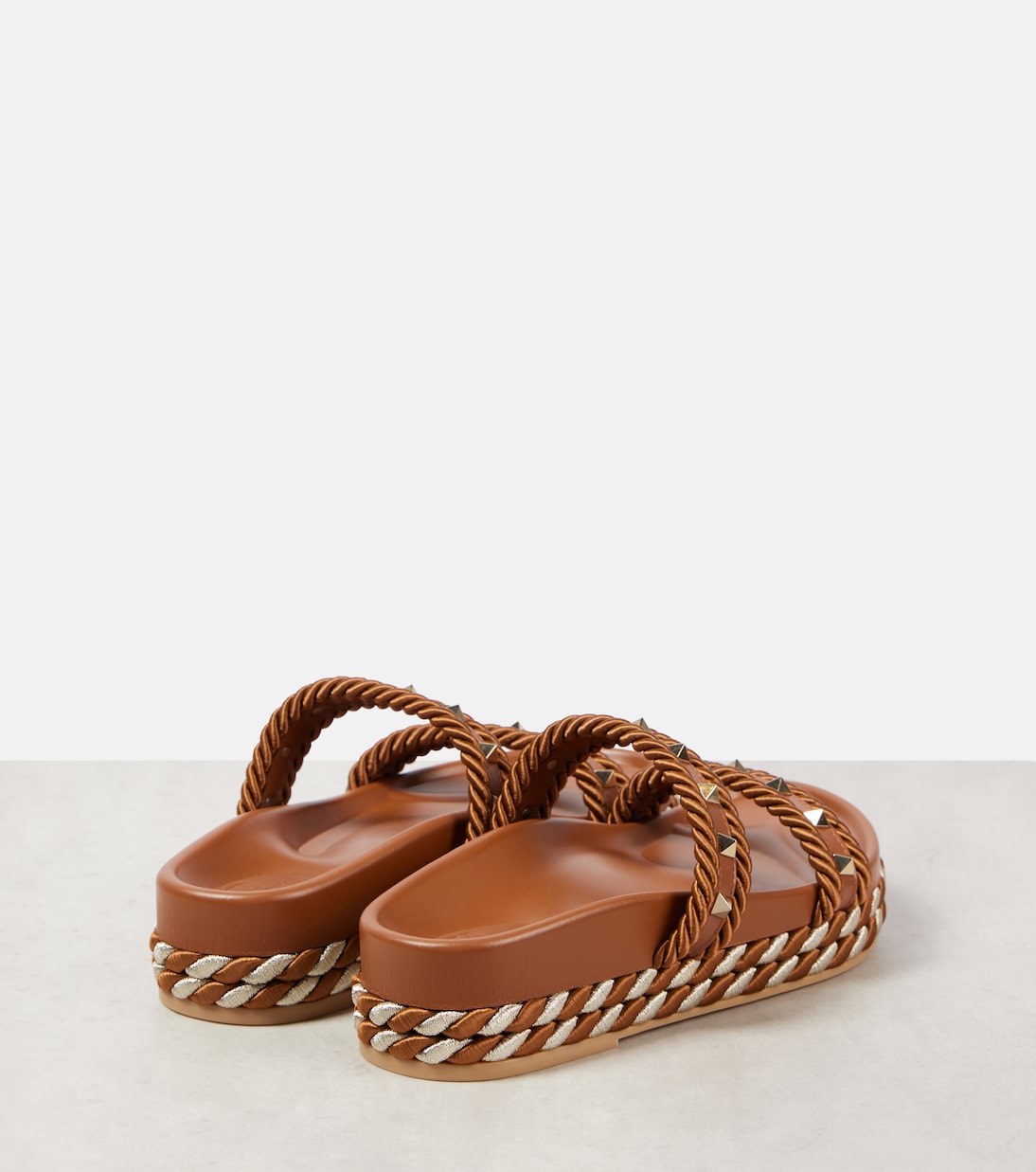 Sandales Rockstud en cuir | Valentino Garavani