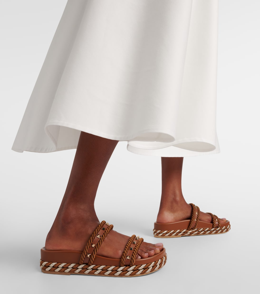 Sandales Rockstud en cuir | Valentino Garavani