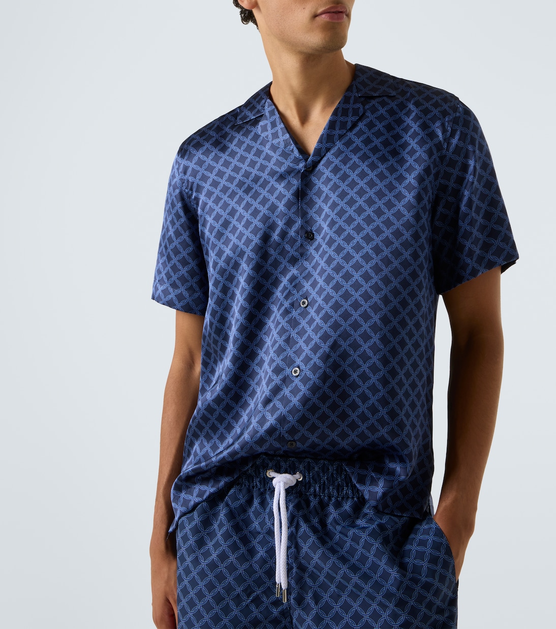 Camicia bowling Roberto in seta | Frescobol Carioca