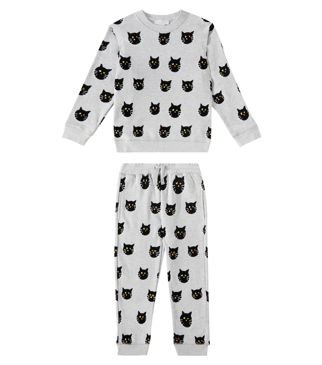 Printed cotton sweatshirt and sweatpants set | Stella McCartney Kids