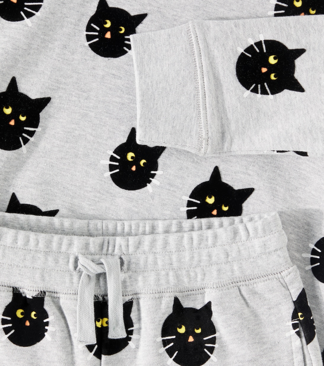Printed cotton sweatshirt and sweatpants set | Stella McCartney Kids