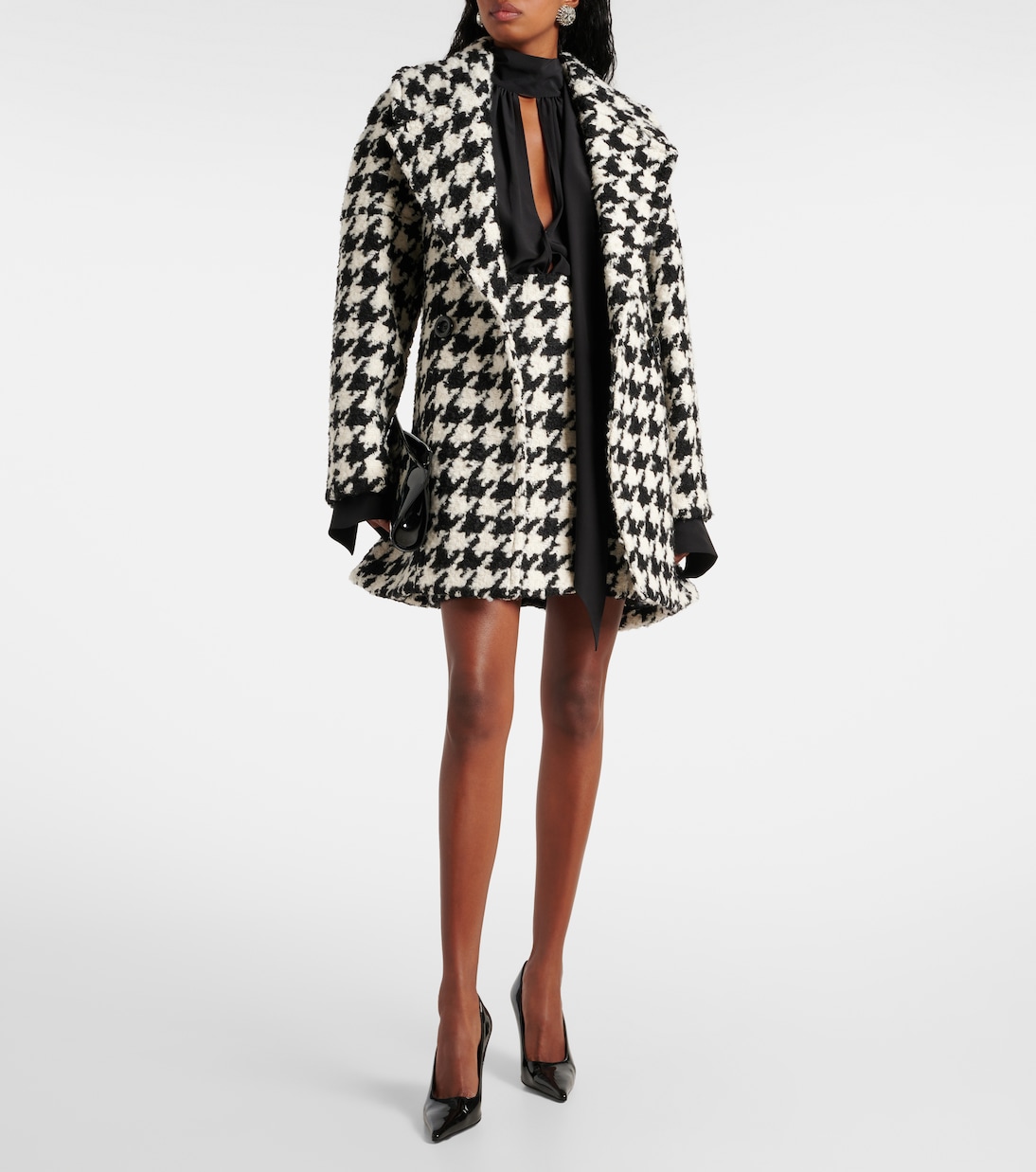 Mini-jupe à carreaux | Nina Ricci