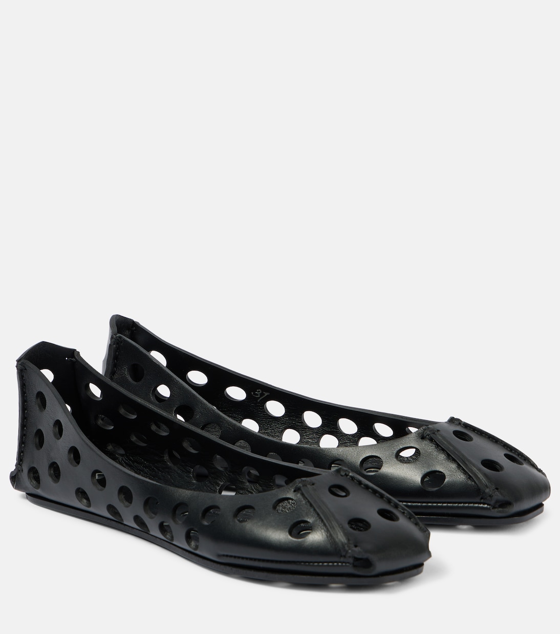 Ballerine Perfo in pelle | Alaïa