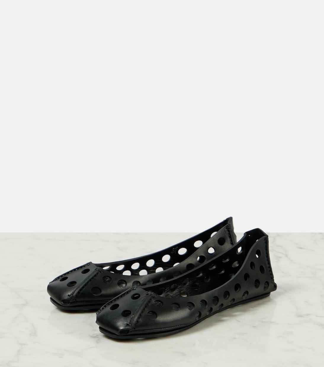 Ballerine Perfo in pelle | Alaïa