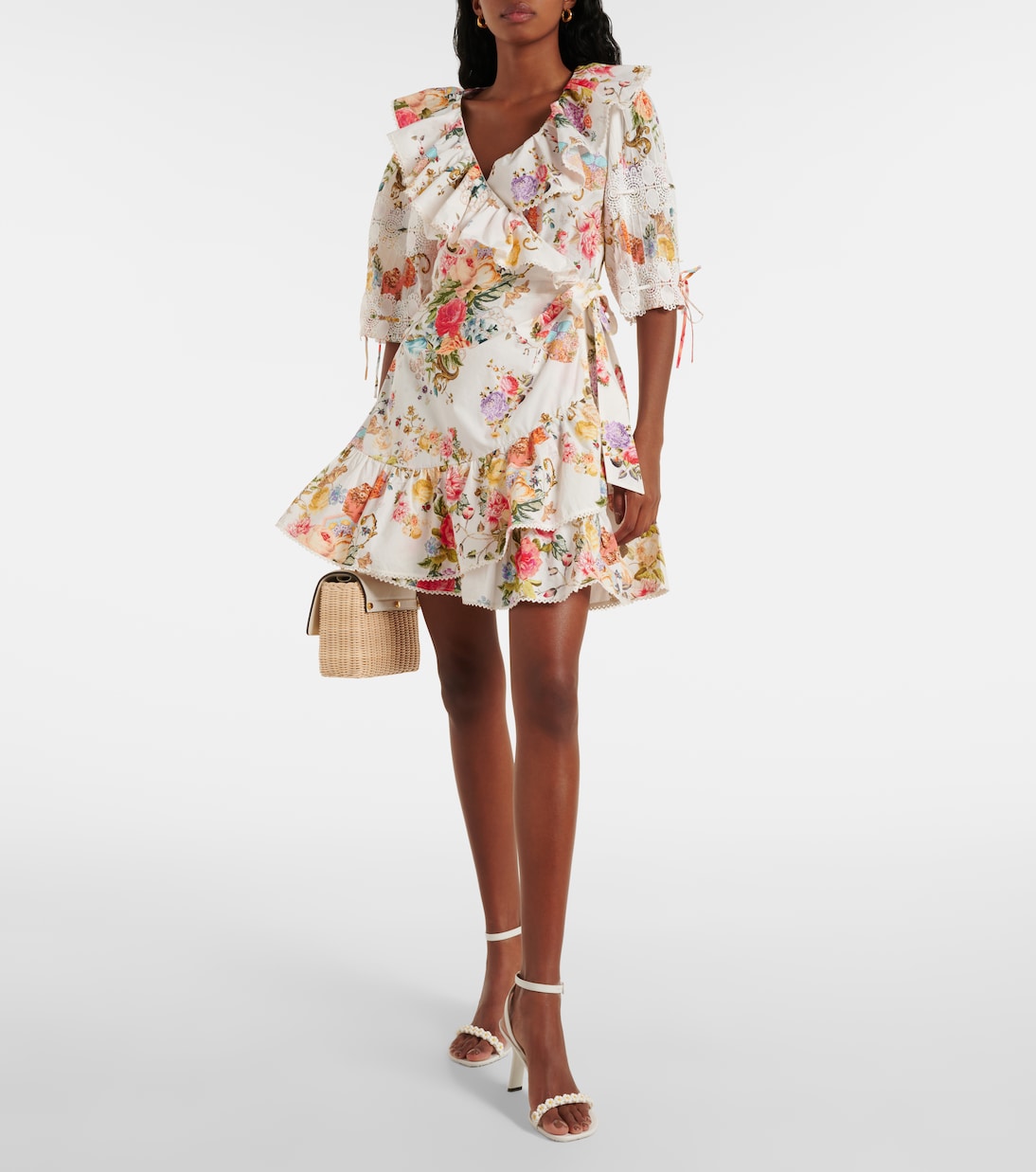 Sew Yesterday floral cotton wrap dress | Camilla