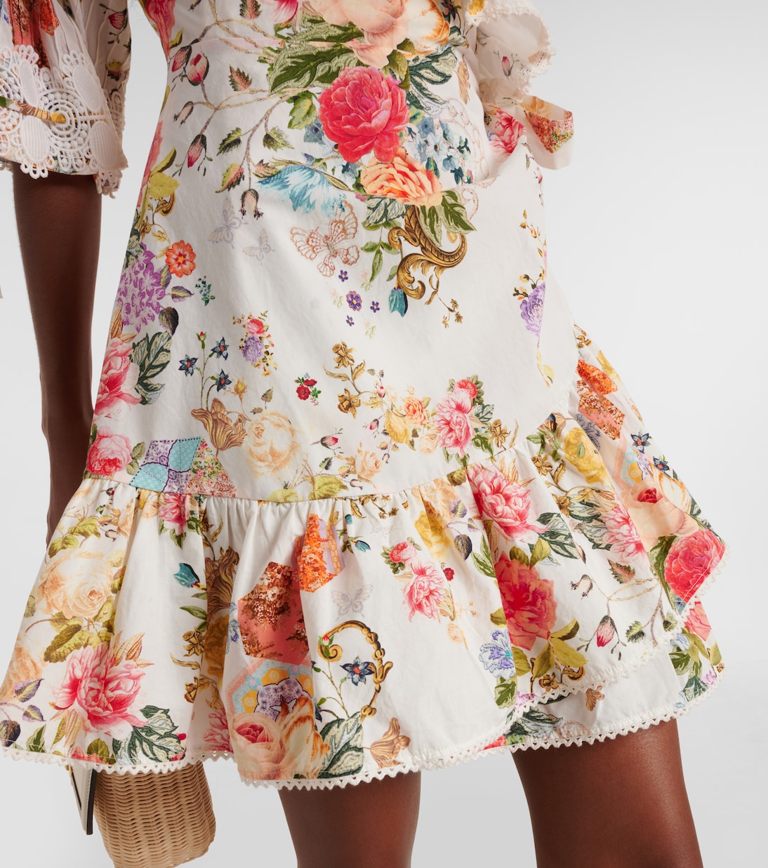 Sew Yesterday floral cotton wrap dress | Camilla