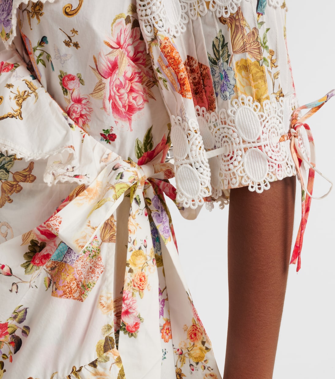 Sew Yesterday floral cotton wrap dress | Camilla
