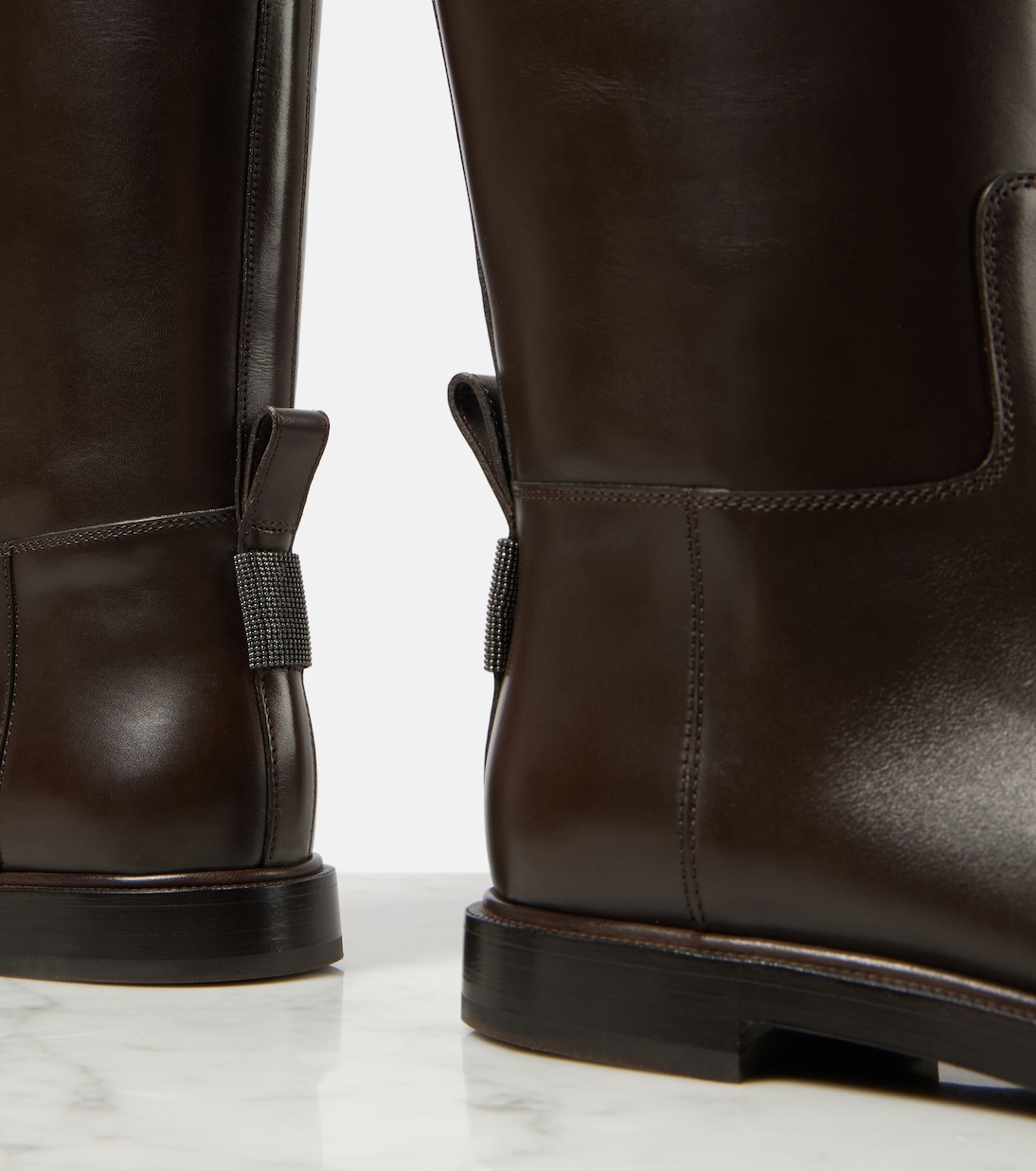 Stivali in pelle | Brunello Cucinelli
