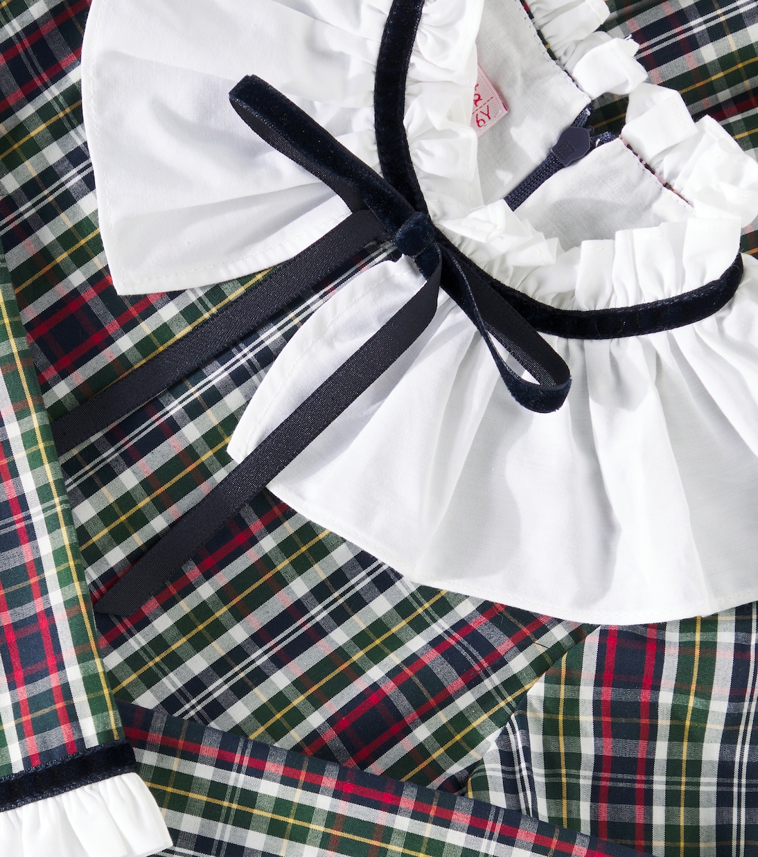 Kleid Flora Girl Empire aus Baumwolle | La Coqueta