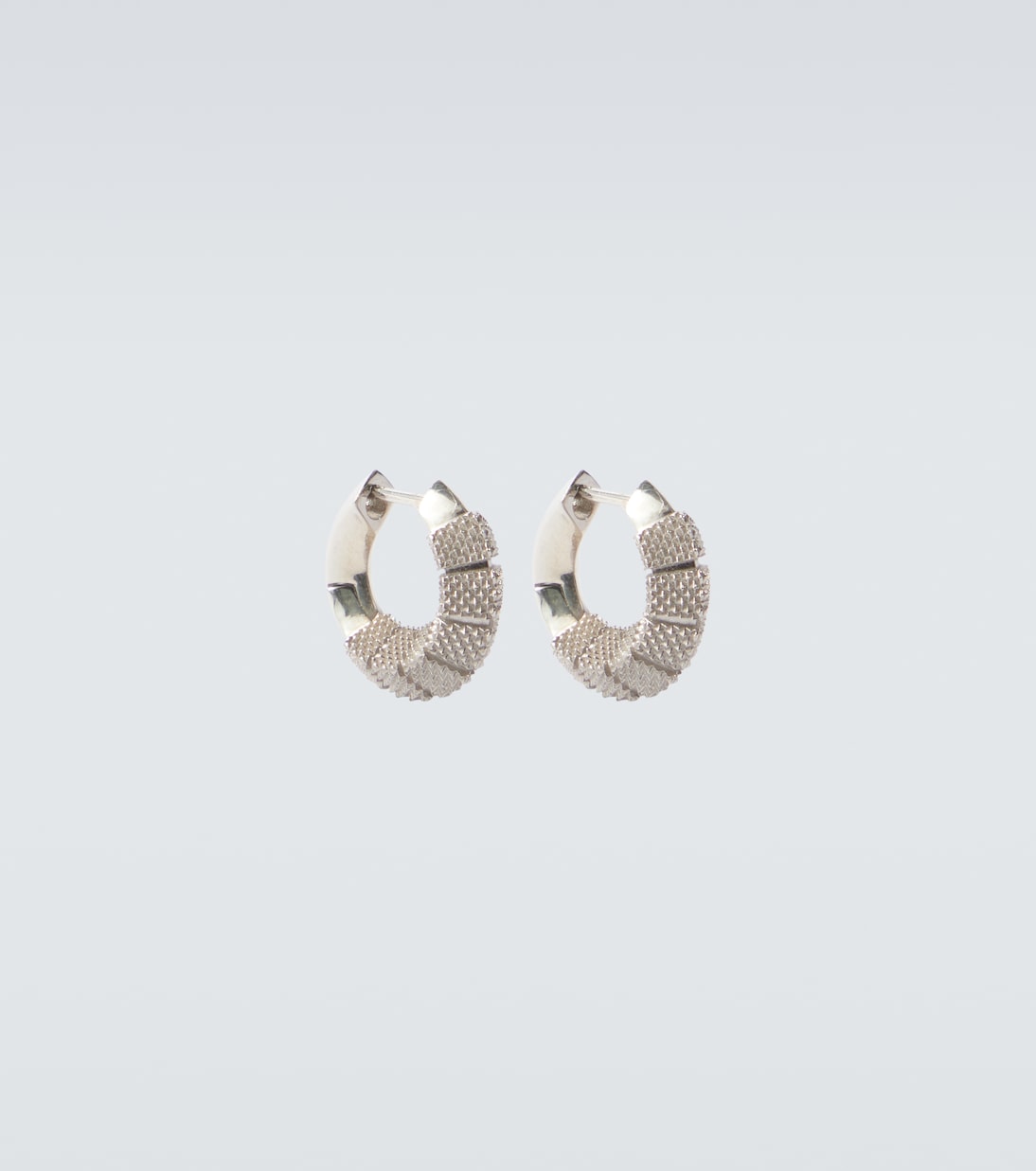 Orecchini a cerchio in argento sterling | Bottega Veneta