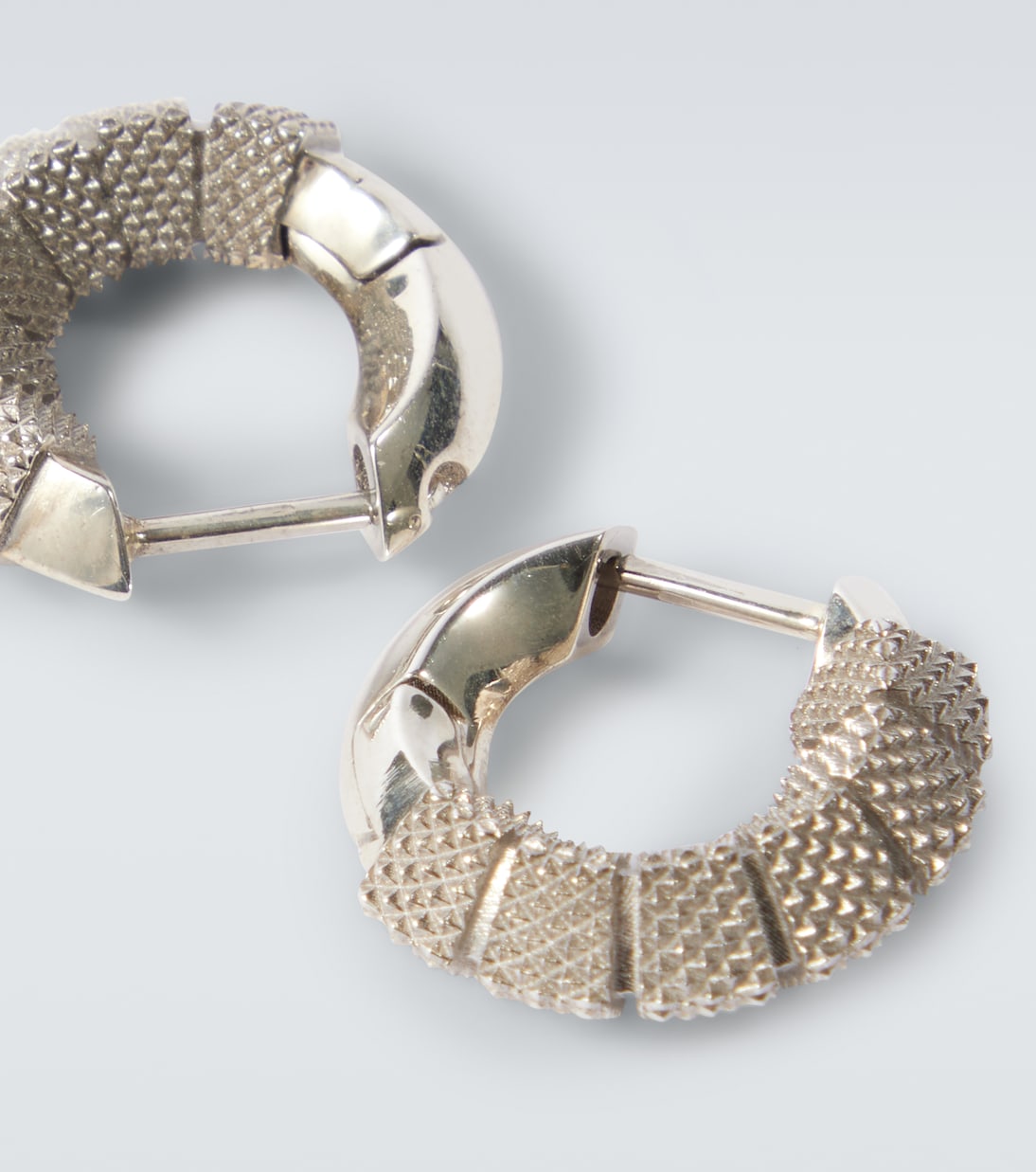 Orecchini a cerchio in argento sterling | Bottega Veneta
