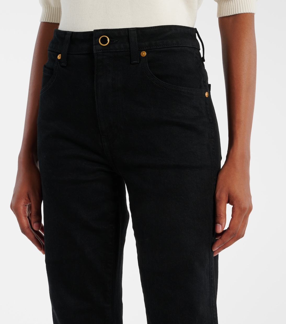 High-Rise Bootcut Jeans Vivian | Khaite